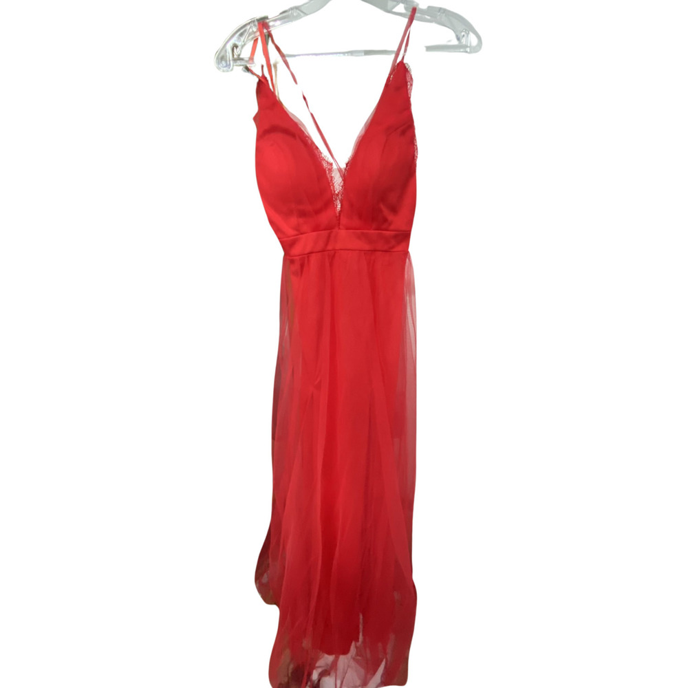 Red Maxi Dress - Rated PG 4 - Size S - Formal Gown - Picture 1 of 2